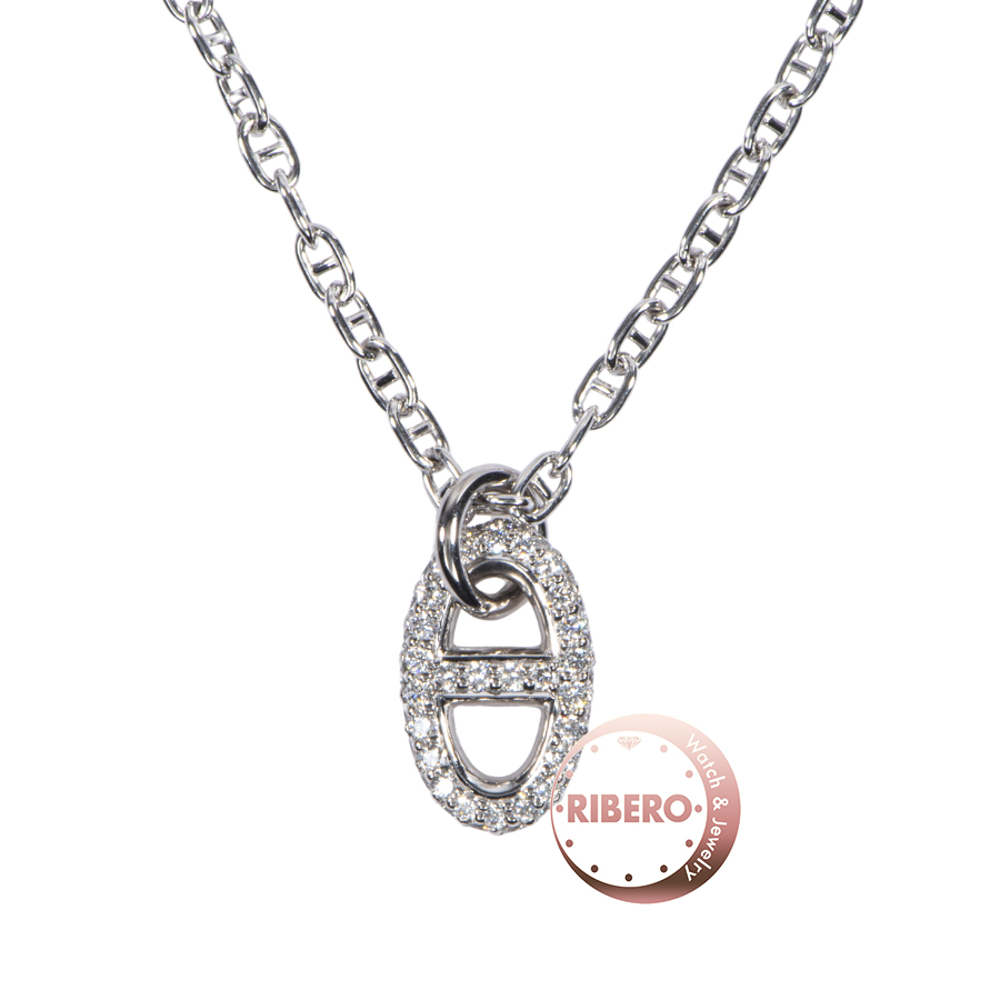 エルメス Farandole ファランドール ネックレス シェーヌダンクル ペンダント