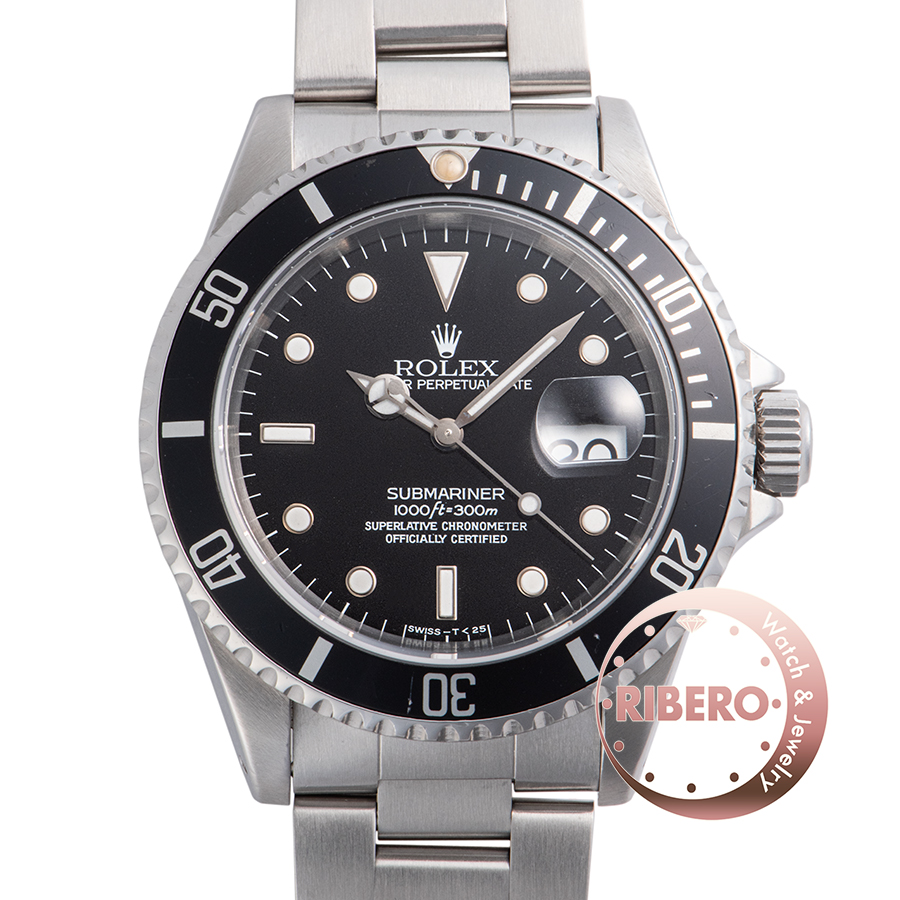 ロレックス サブマリーナデイト 16610 W番 トリチウム