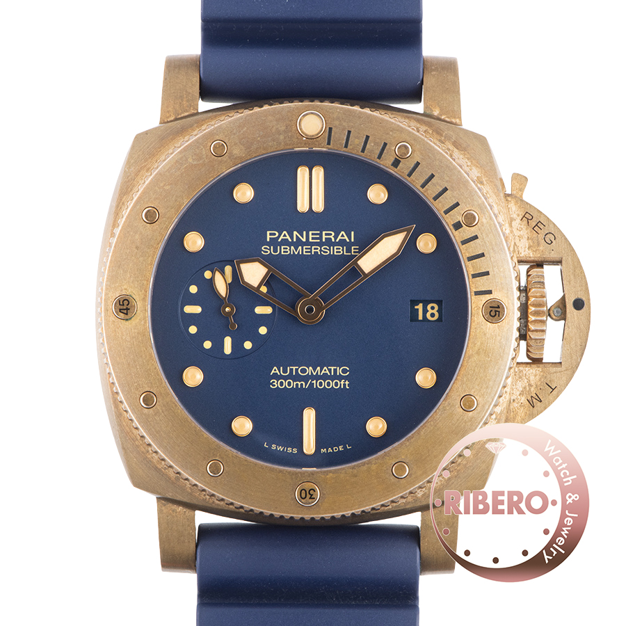 オフィチーネパネライ サブマーシブル ブロンゾ ブルーアビッソ PAM01074 ブティック限定