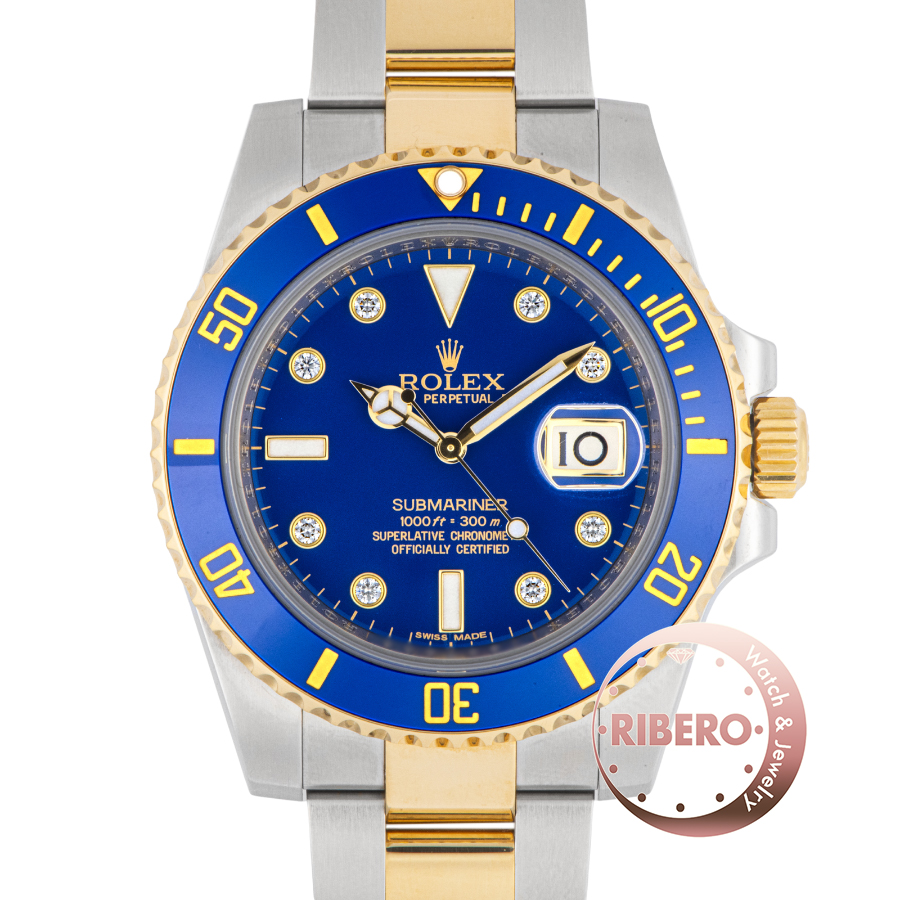ロレックス サブマリーナデイト 116613GLB V番