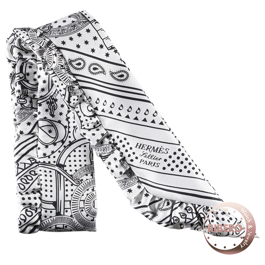 エルメス Eperon d'Or Bandana エプロン ドール バンダナ 062978S 06 ツイリー スカーフ 　2024SS
