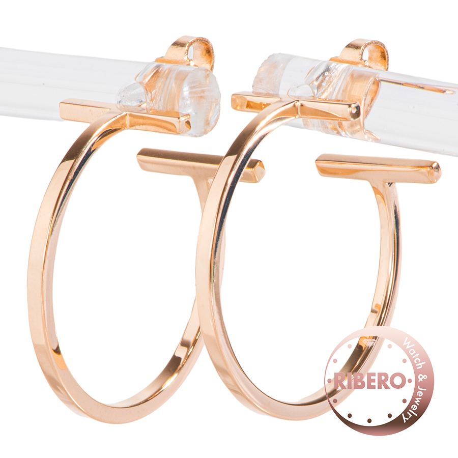 ティファニー T ワイヤー フープ ピアス