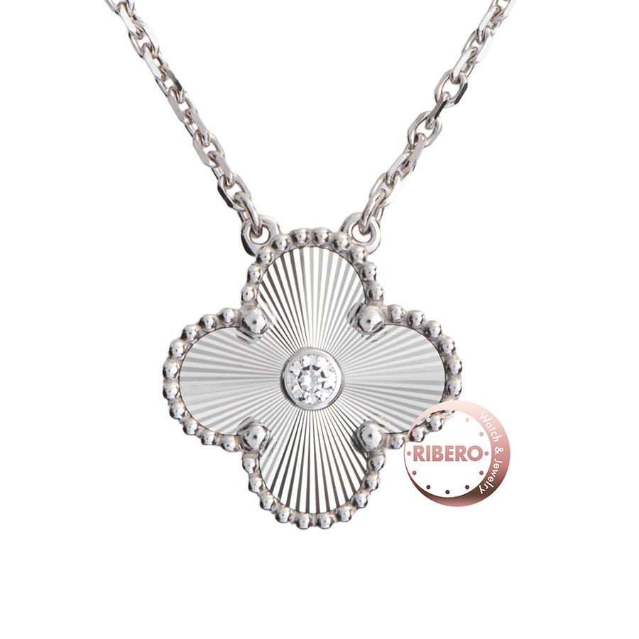 ヴァンクリーフ＆アーペル ヴィンテージ アルハンブラ ペンダント VCARP6L800 ネックレス ギョシェ 2020年ホリデーコレクション