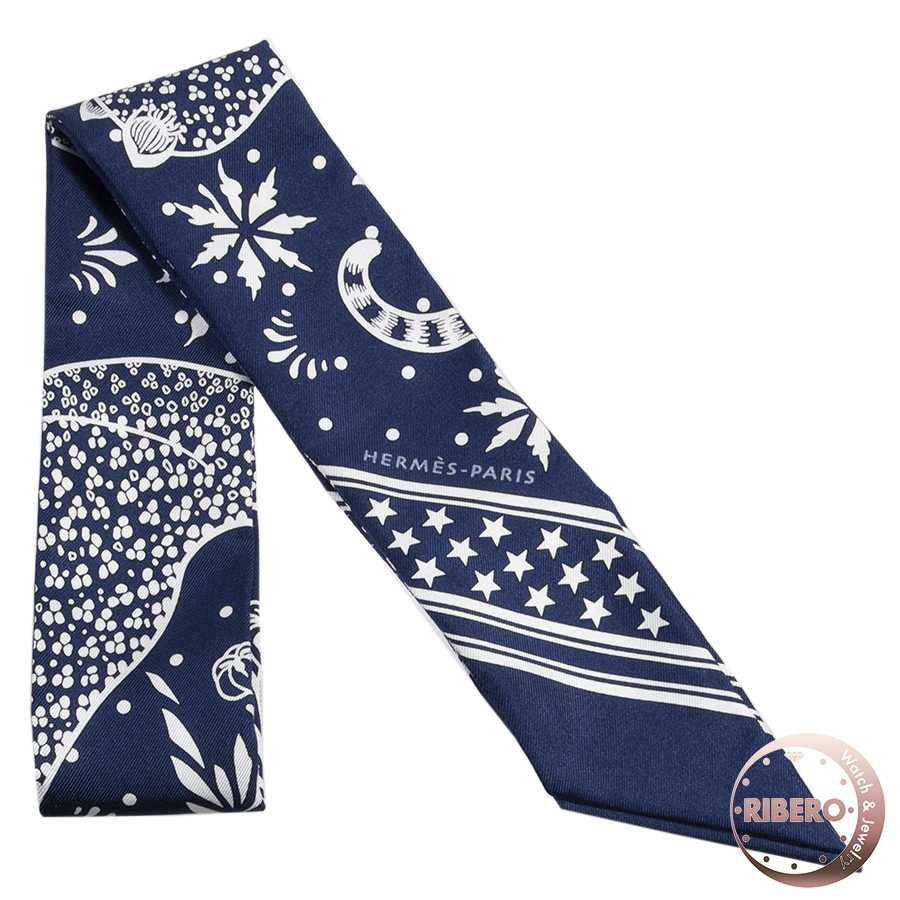 エルメス Les Leopards Bandana レオパード・バンダナ 063350S 02 ツイリー スカーフ