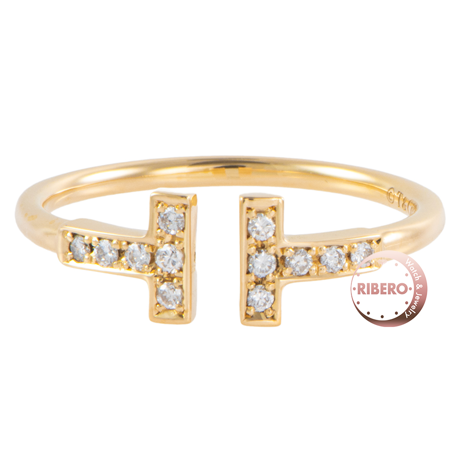 ティファニー T ダイヤモンド ワイヤー リング・指輪