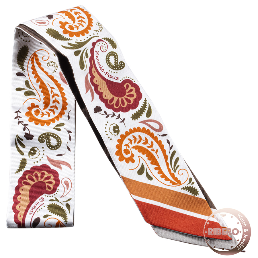 エルメス Guepards Bandana チーター バンダナ 064179S 01 ツイリー スカーフ 2024AW