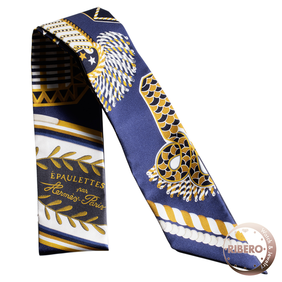 エルメス Epaulettes de Gala 式典肩章 063983S 06 ツイリー 2023AW スカーフ