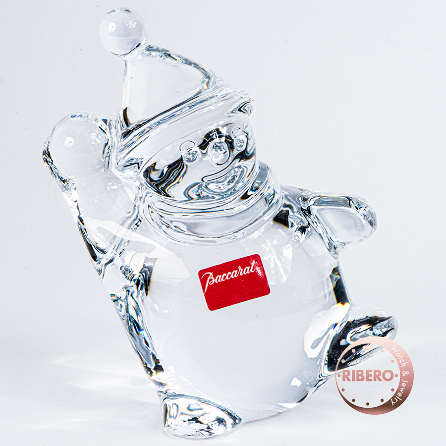 バカラ プレイング スノーマン オブジェ ノエルシリーズ 置物 インテリア