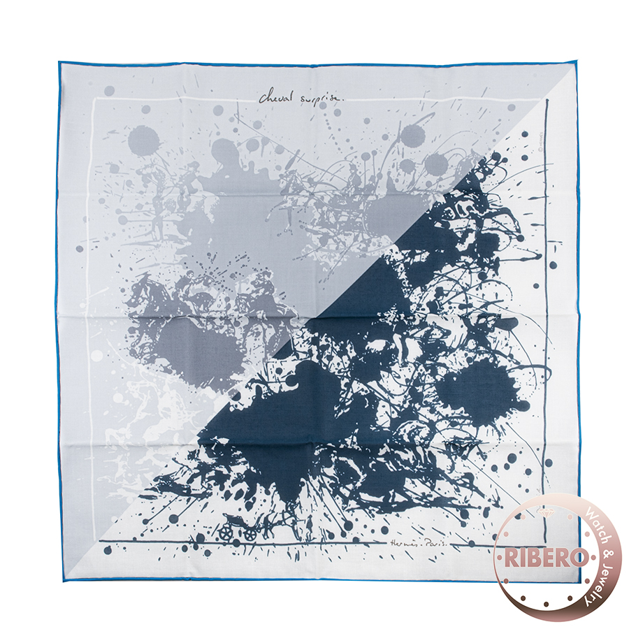 エルメス cheval surprise　coloriage 思いがけない馬 コロリアージュ スカーフ カレ45