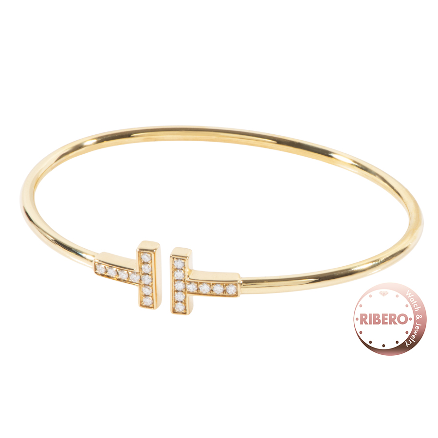 ティファニー T ダイヤモンド ワイヤー 60010754 ブレスレット バングル