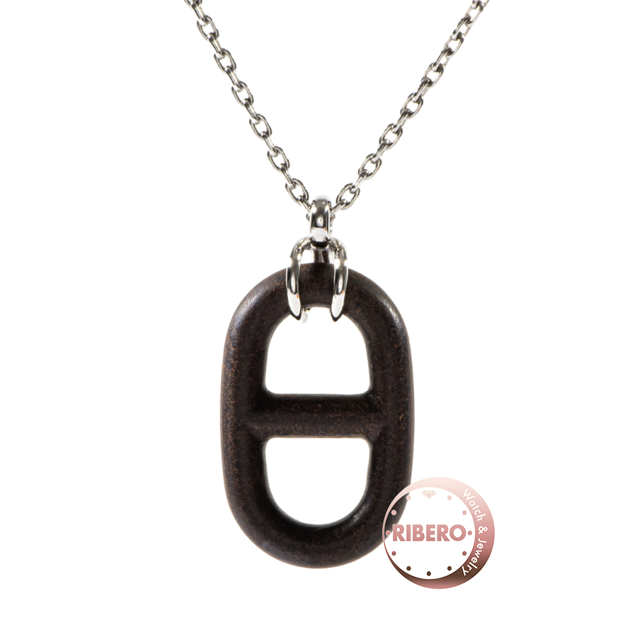 エルメス シェーヌ・ダンクル・ヴュルカニウム ネックレス シェーヌダンクル ペンダント