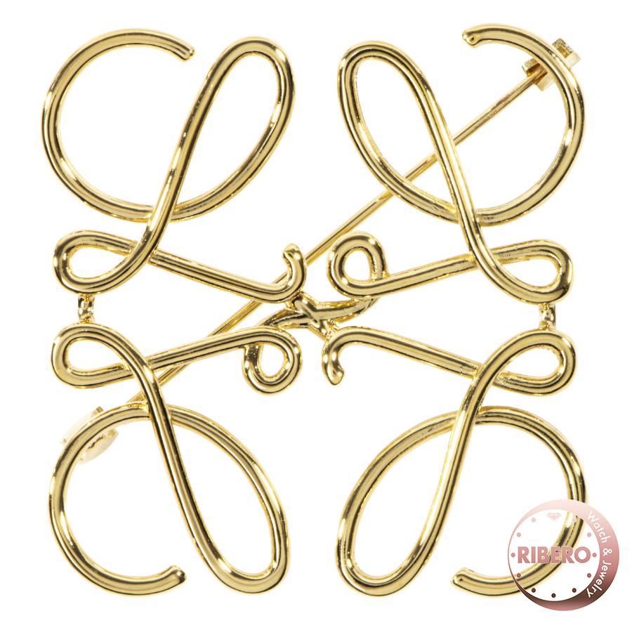 ロエベ アナグラム 111.25.020 ブローチ