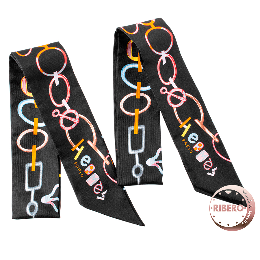 エルメス Do Re Boucles ドゥ レ ブックル 2本セット 063951S 03 ツイリー 2023SS スカーフ