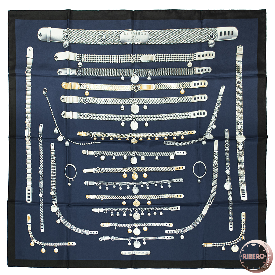 エルメス カレ90 Le Tresor de Medor トレゾール ドゥ メドール 003457S 18 スカーフ