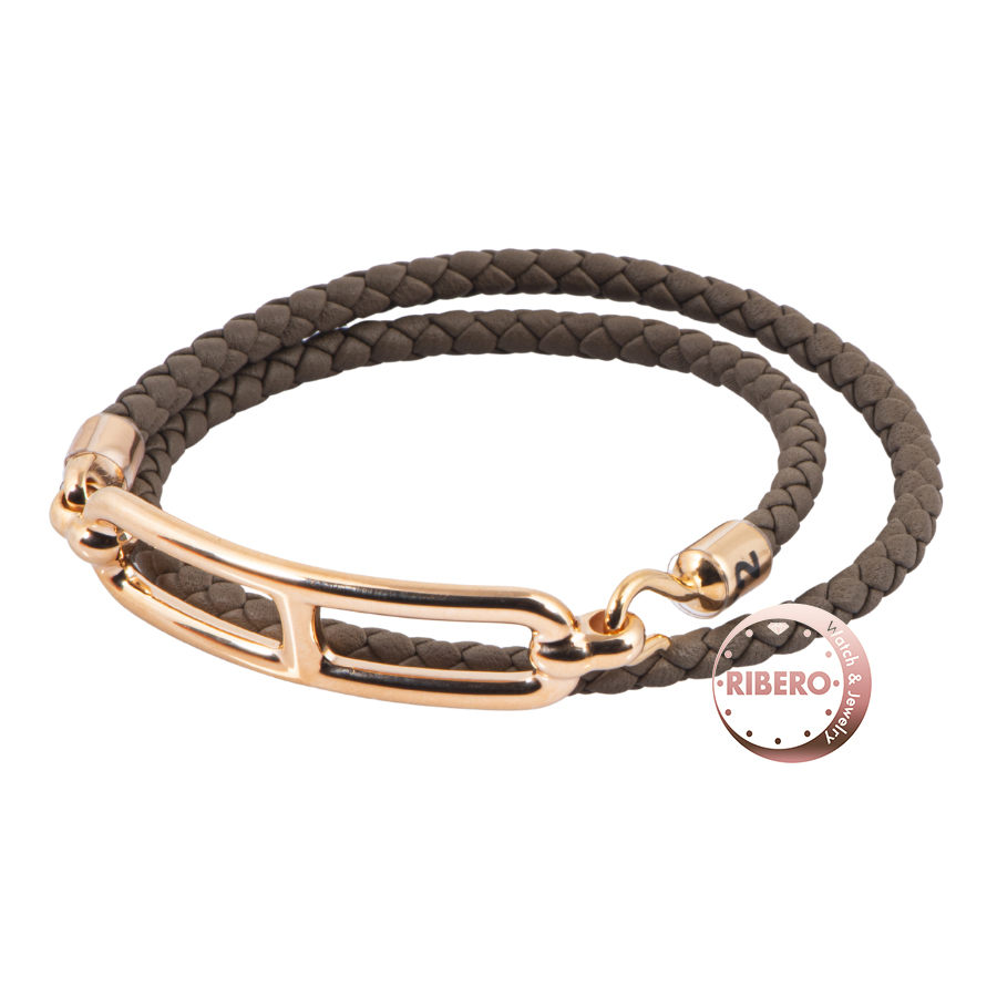 エルメス レザーブレスレット ルリ ドゥブルトゥール H071727FO18T2 ブレスレット