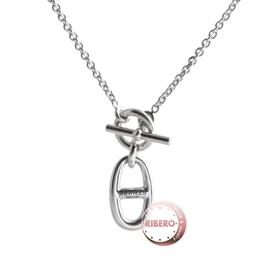 エルメス Chane d'ancre シェーヌダンクル アミュレット ペンダント ネックレス
