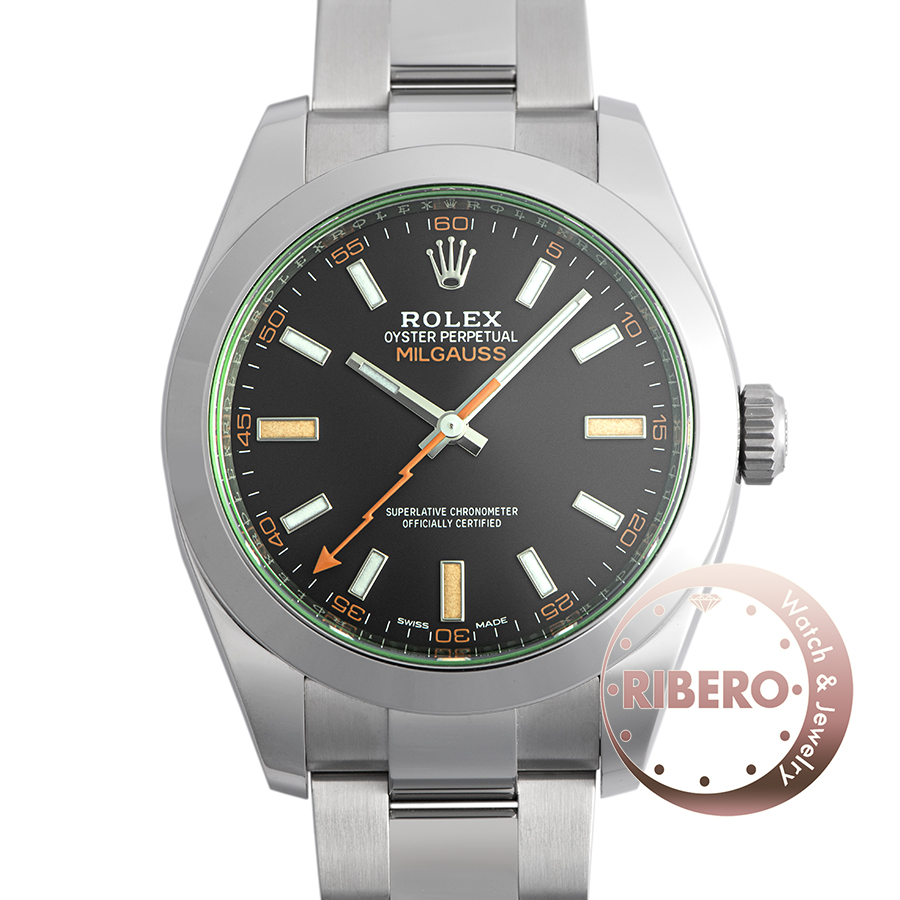 ロレックス ミルガウス 116400GV ランダム番 生産終了モデル