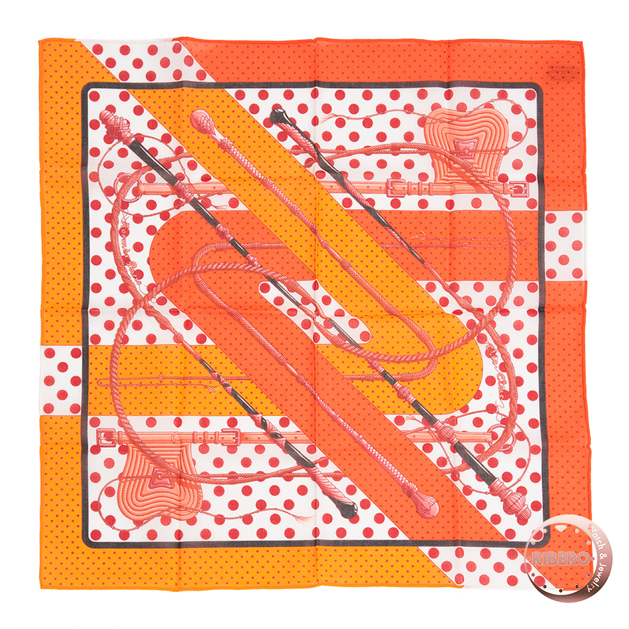 エルメス Clic-Clac a Pois クリック・クラック・ドット　カレ45 161012G 2Q スカーフ