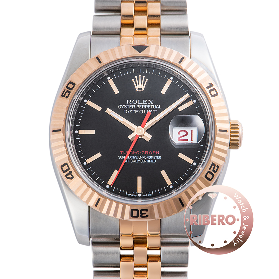 ロレックス デイトジャストターノグラフ 116261 D番