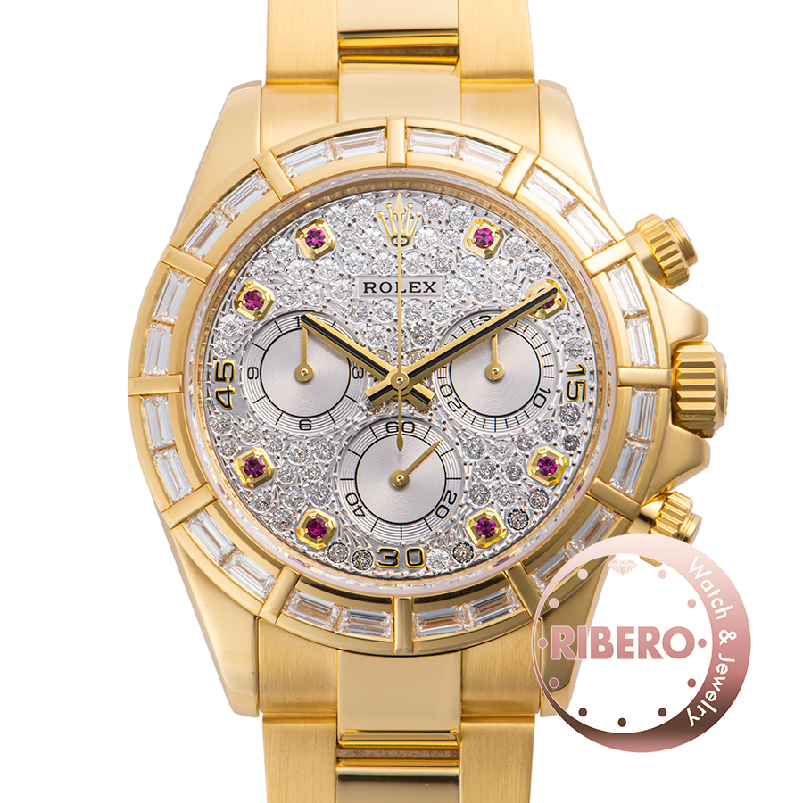 ロレックス 116568BR Z番 Pave Diamond