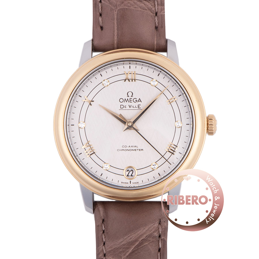 オメガ デビル プレステージ コーアクシャル クロノメーター 424.23.33.20.52.003