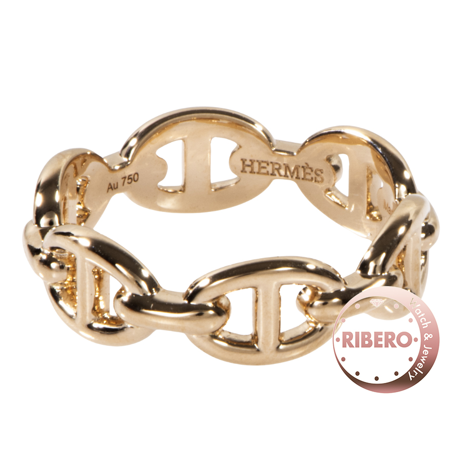 エルメス シェーヌダンクル アンシェネPM H110025B-00050 リング・指輪