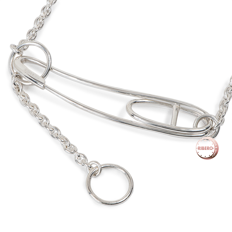 エルメス ロングネックレス シェーヌ・ダンクル・パンク H117115B 00 ネックレス ペンダント