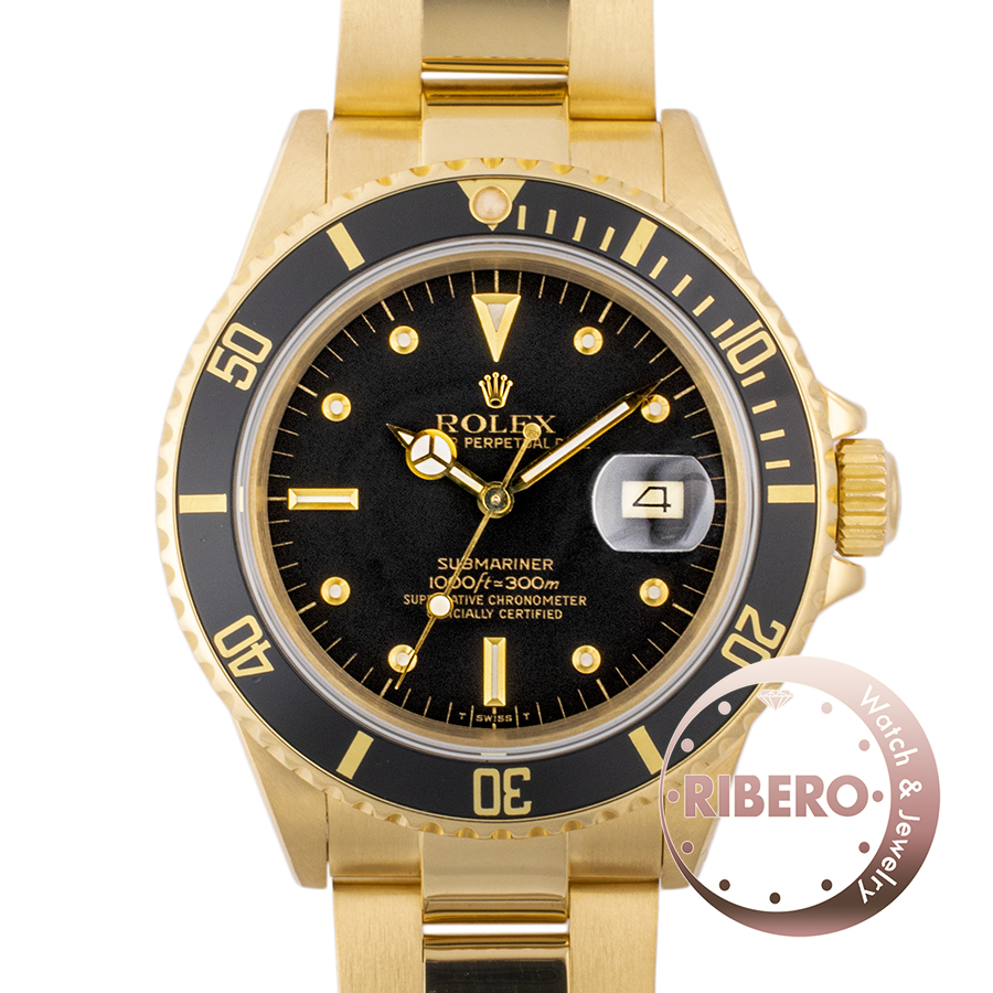 ロレックス サブマリーナデイト 16608 R番 フジツボ Tritium Nipple Dial