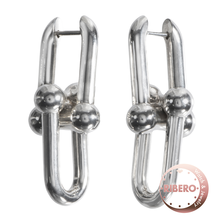 ティファニー ハードウェア ラージ リンク  ピアス