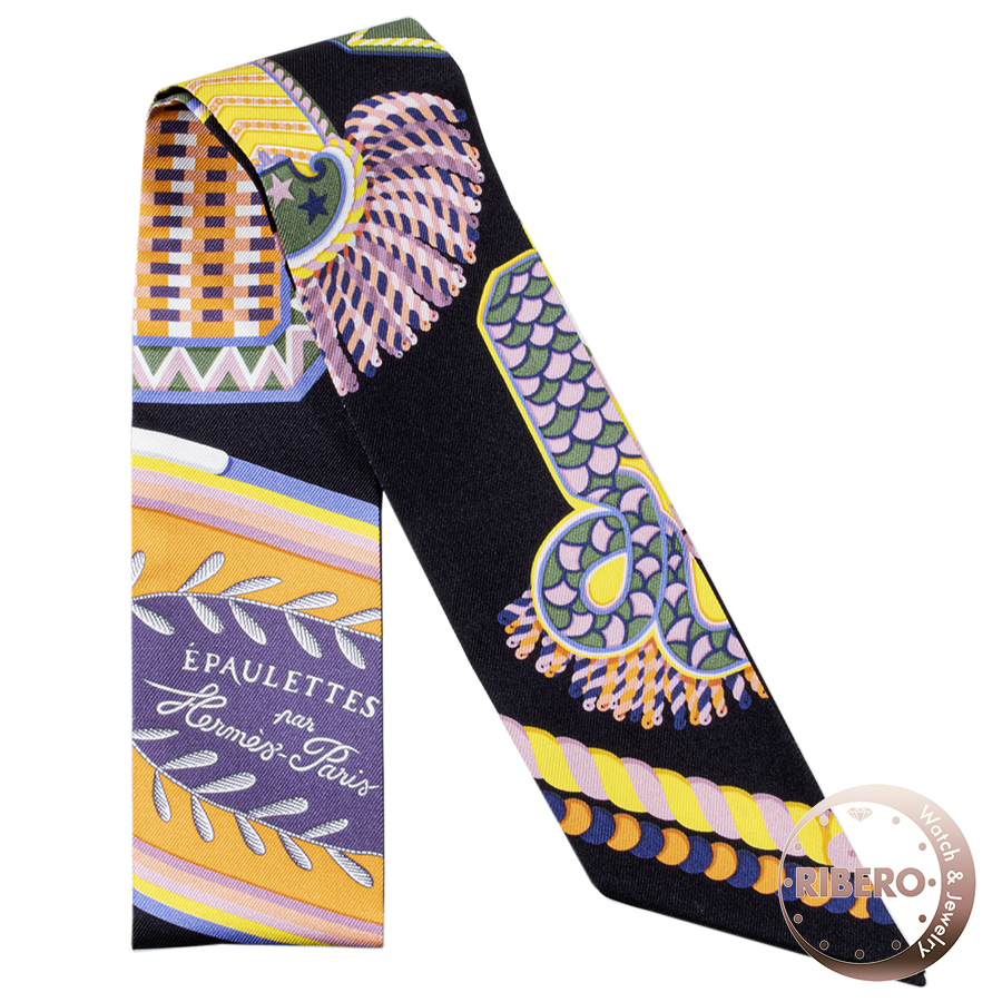 エルメス Epaulettes de Gala 式典肩章 063983S 07 ツイリー 2023AW スカーフ