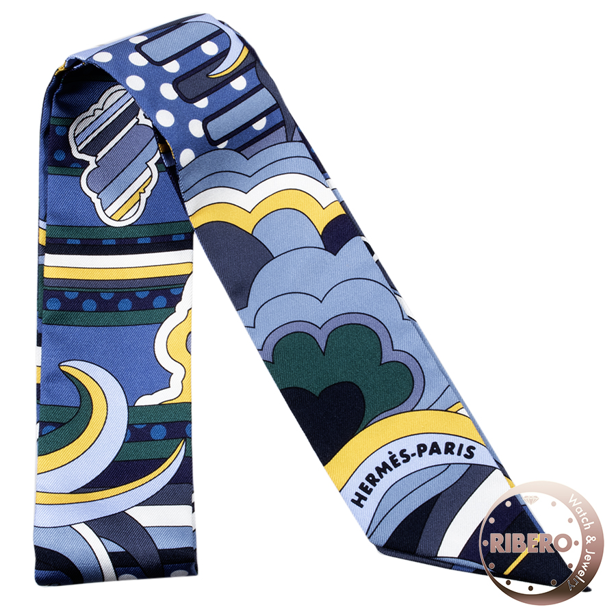 エルメス Faubourg Rainbow フォーブルレインボー 063331S 03 ツイリー スカーフ　2019AW