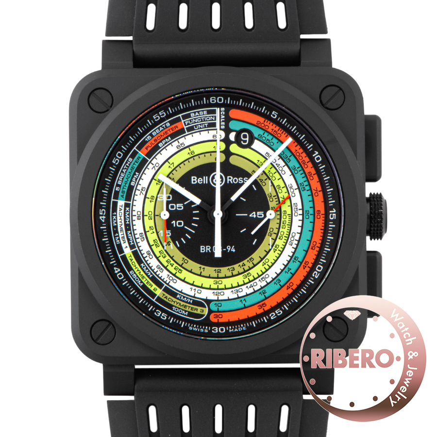 ベル＆ロス BR03 クロノ マルチメーター BR0394-SW-CE/SRB 500本限定