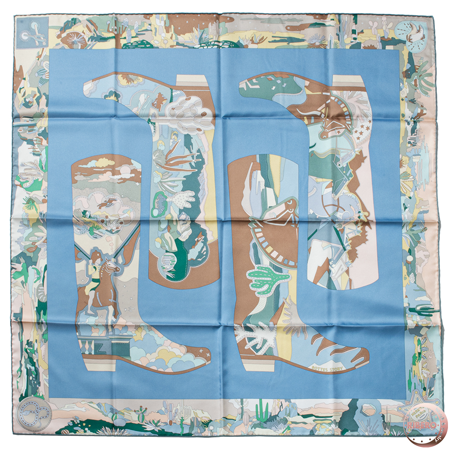 エルメス women's scarf silk100% MID FRHERMES24PAR  004203S 05 スカーフ