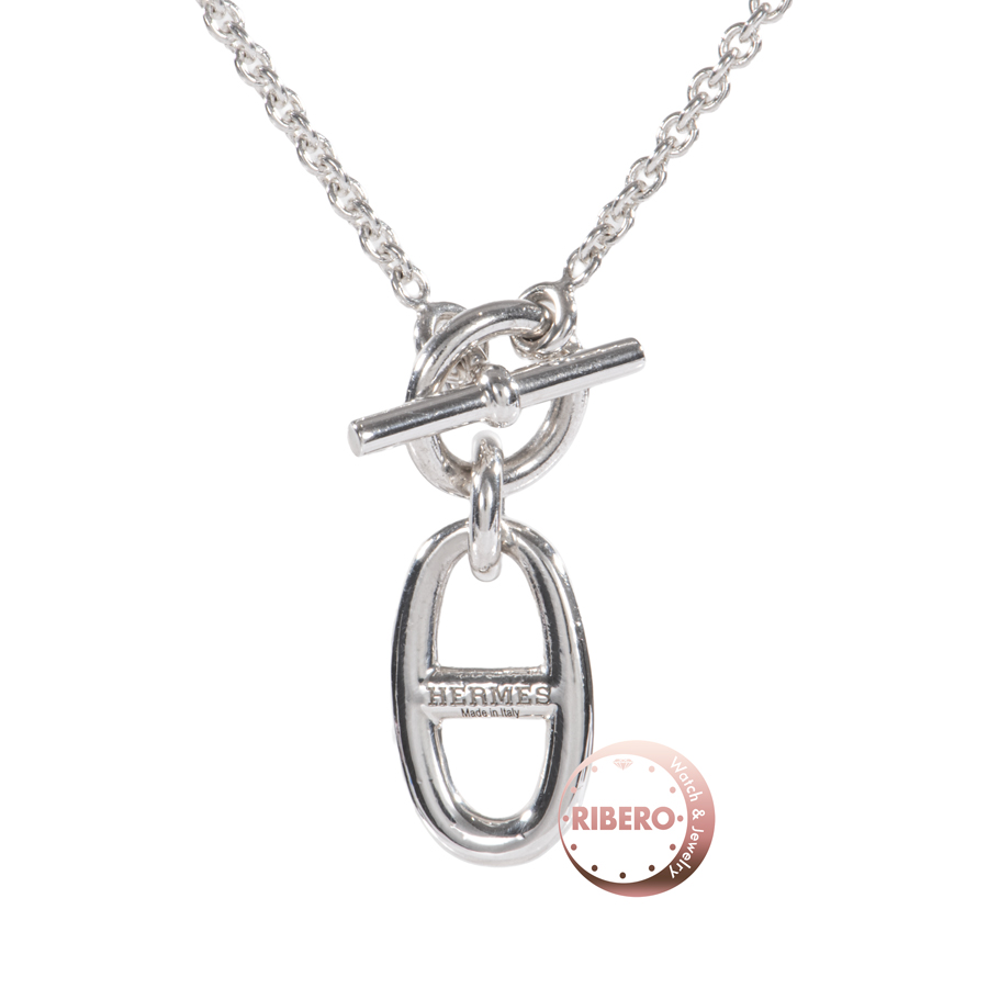 エルメス Chane d'ancre シェーヌダンクル アミュレット ペンダント ネックレス