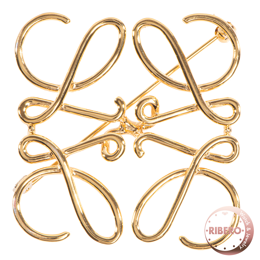 ロエベ アナグラム 111.25.020 ブローチ