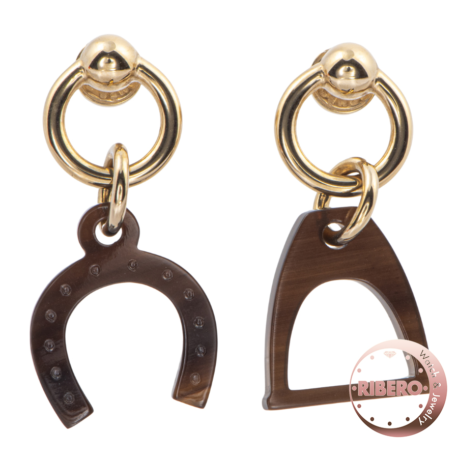 エルメス Amulettes Equestre アミュレット エスケトル ピアス