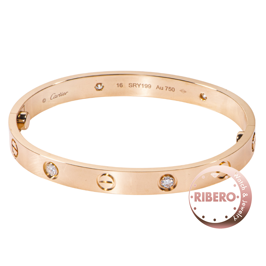 カルティエ LOVE ブレスレット ダイヤモンド 4個 B6069916 ブレスレット 新型