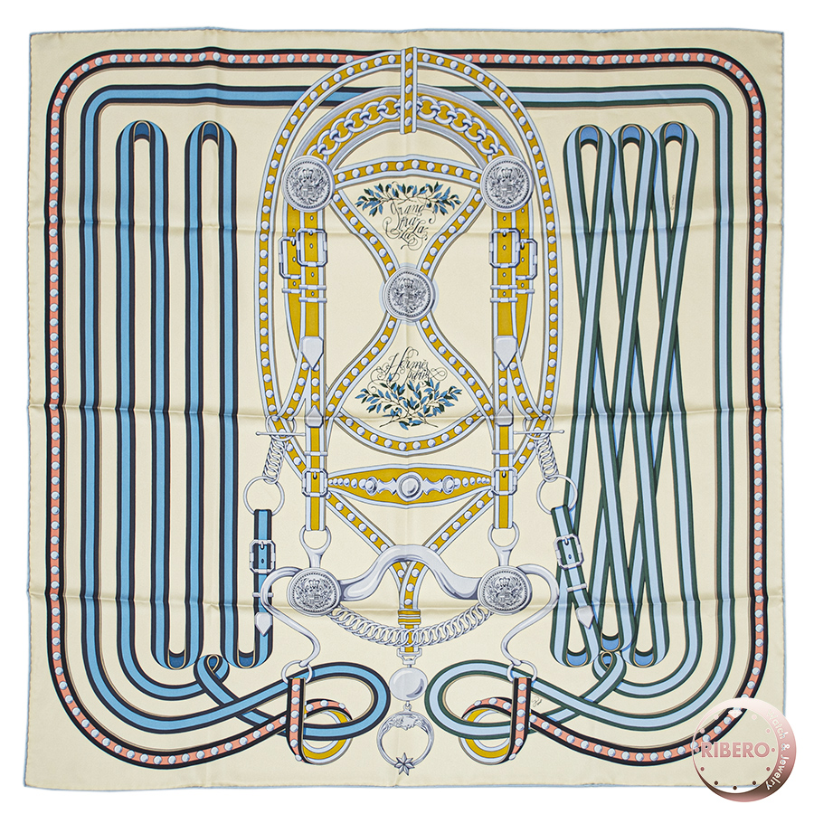 エルメス カレ90 Grand Tralala グラン トゥラララ 003778S 07 スカーフ 2021AW