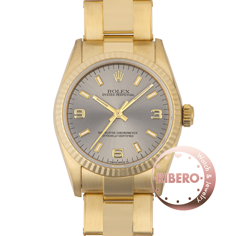 ロレックス オイスターパーペチュアル 67518 E番 リベットブレス