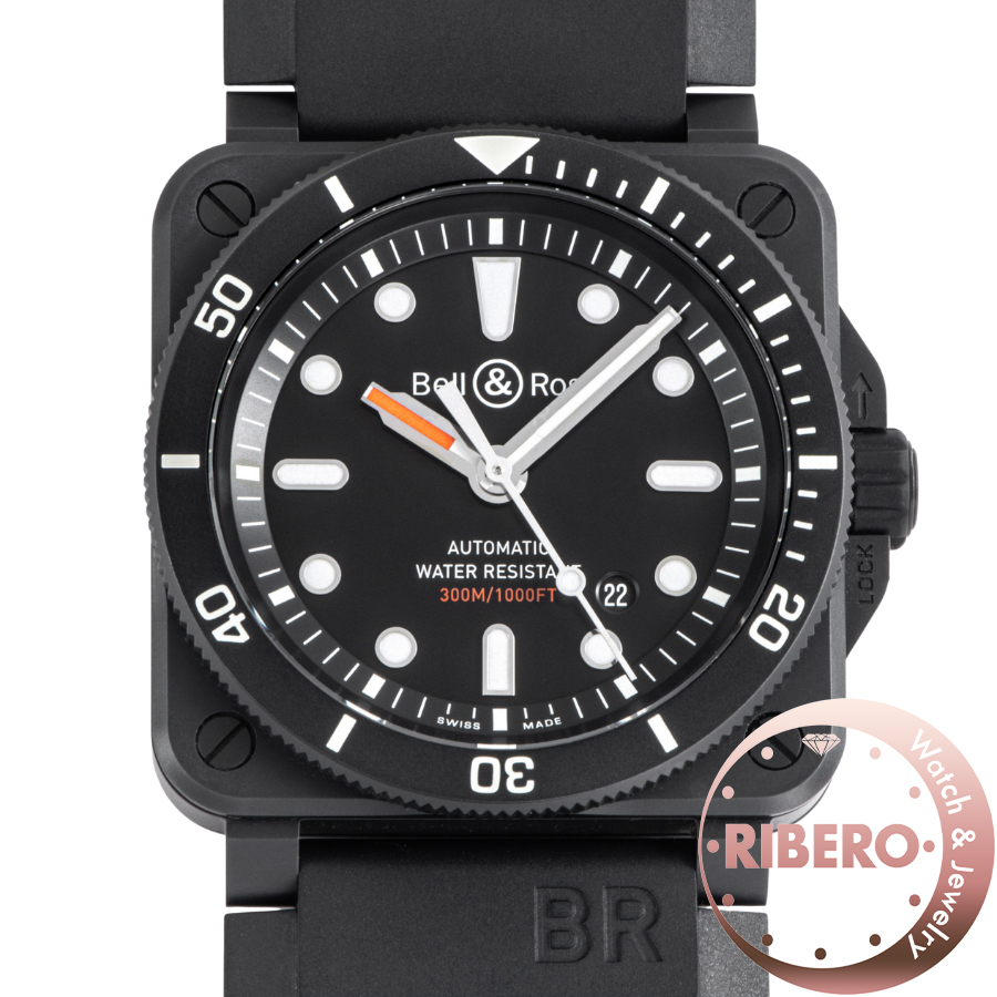 ベル＆ロス BR03-92 ダイバー ブラックマット BR0392-D-BL-CE