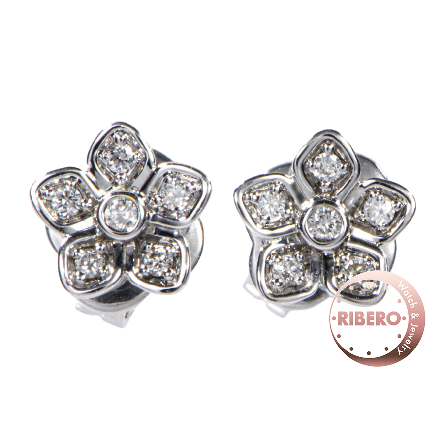 グラフ ワイルドフラワー プティ パヴェ ダイヤモンド スタッドイヤリング RGE1816 ピアス