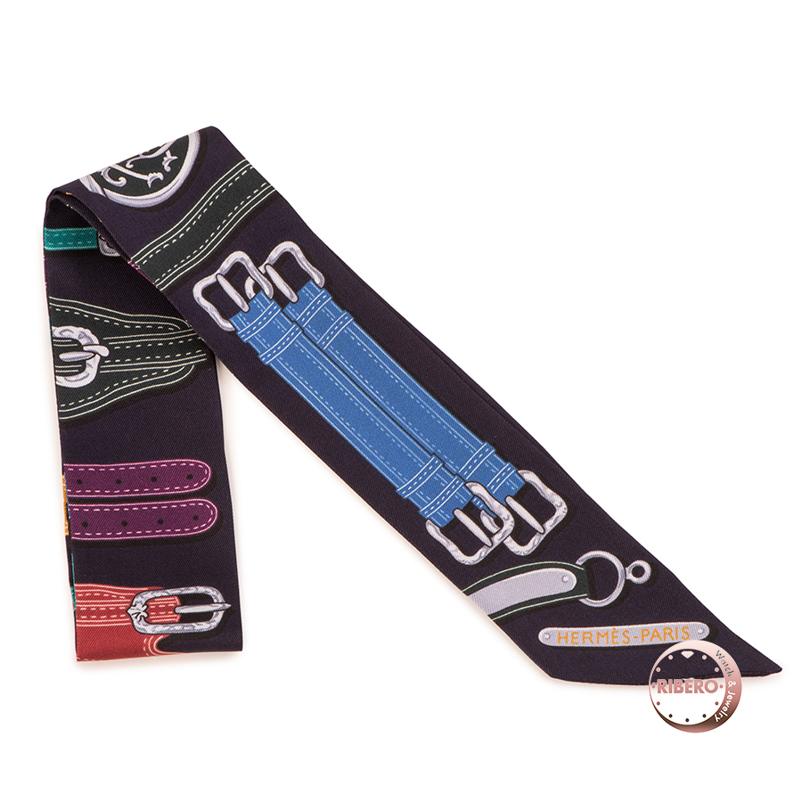 エルメス HARNAIS DES RESIDENTS 大統領の馬具 ツイリー スカーフ