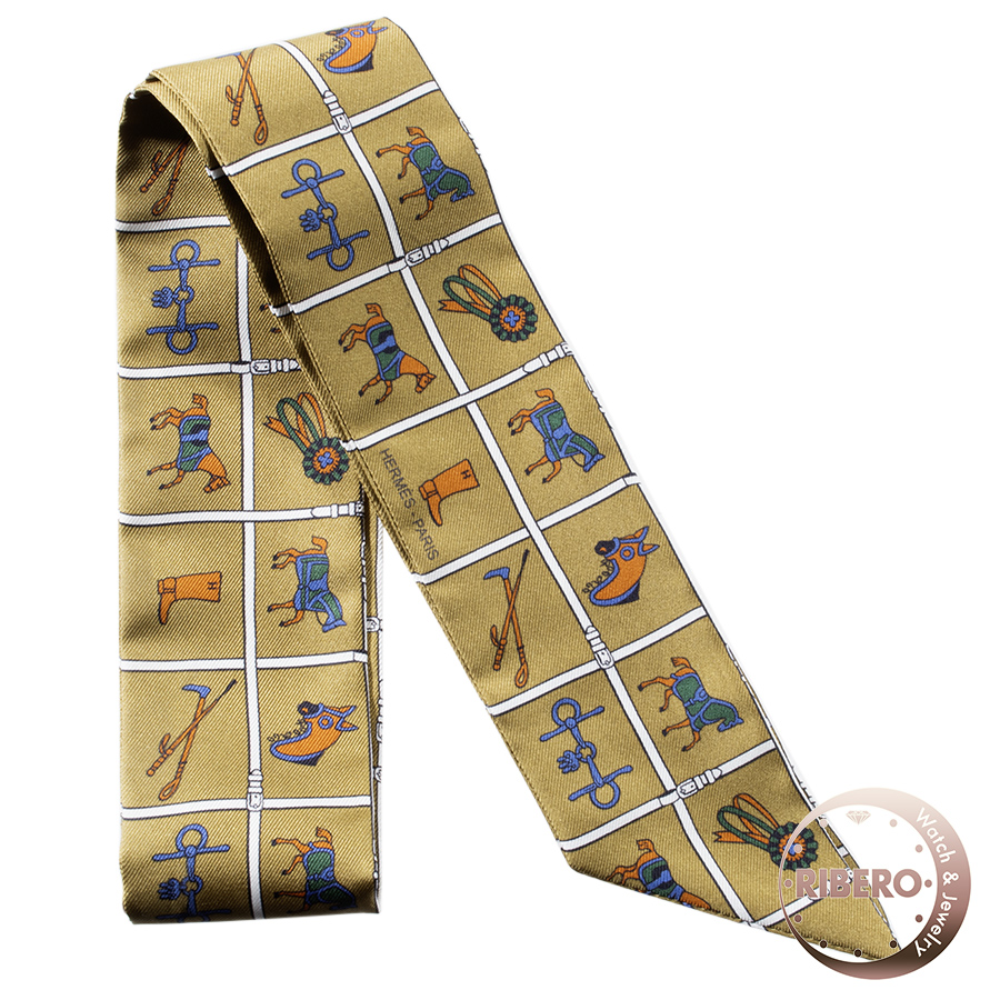 エルメス Couvertures et Tenues de Jour 馬着 061356S 21 ツイリー 2022AW スカーフ