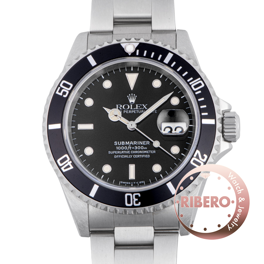 ロレックス サブマリーナデイト 16610 U番 トリチウム ノンポリッシュ