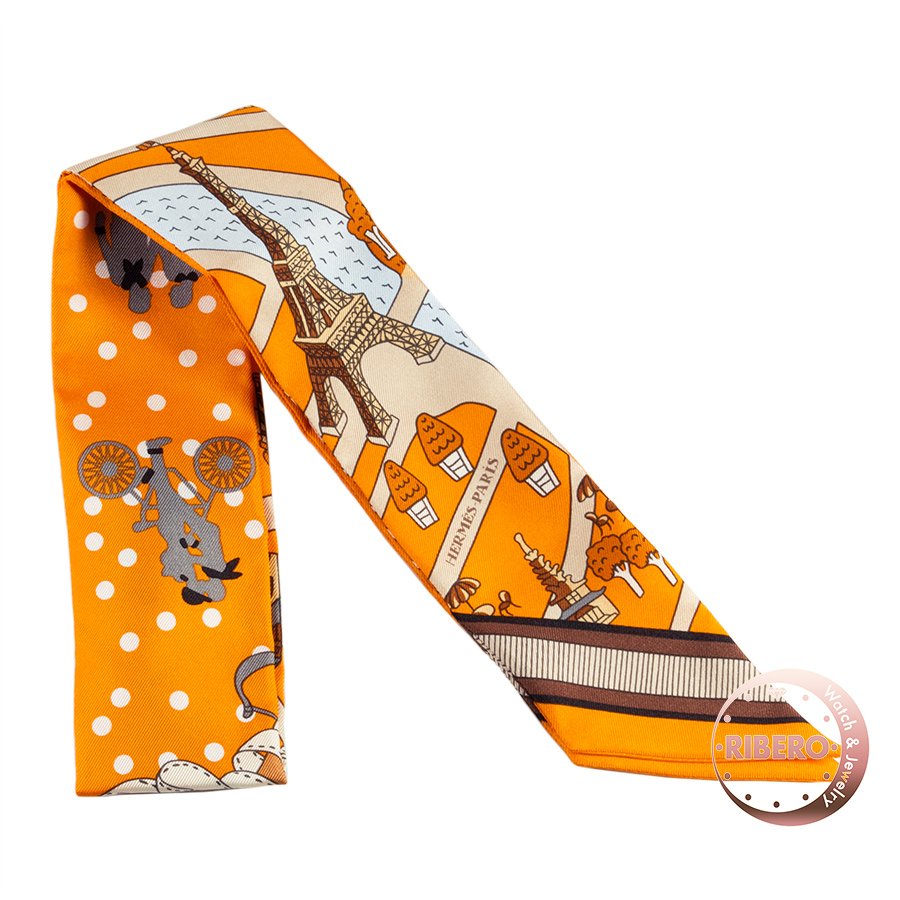 エルメス Les Nouveaux Amoureux de Paris 新パリの恋人たち 063329S 03 ツイリー 2020AW スカーフ