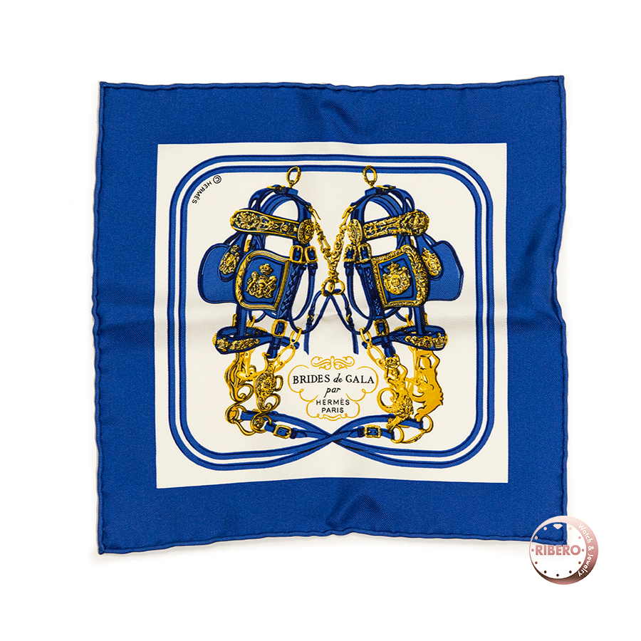 エルメス カレ20 ミニスカーフ「BRIDES de GALA(式典用馬勒)」 H331266S 05 スカーフ
