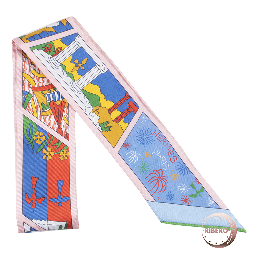 エルメス HERMES Factory Suite エルメスファクトリースーツ 063975S 03 ツイリー スカーフ 2023SS