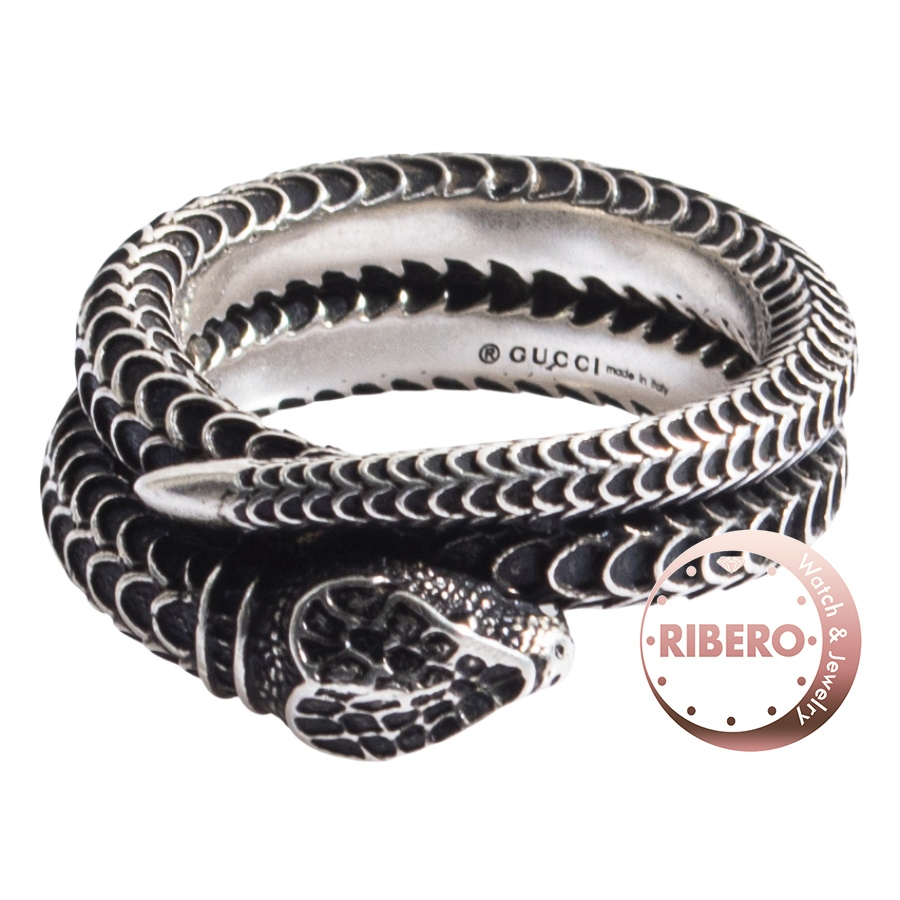 グッチ グッチガーデン　シルバー スネーク リング・指輪