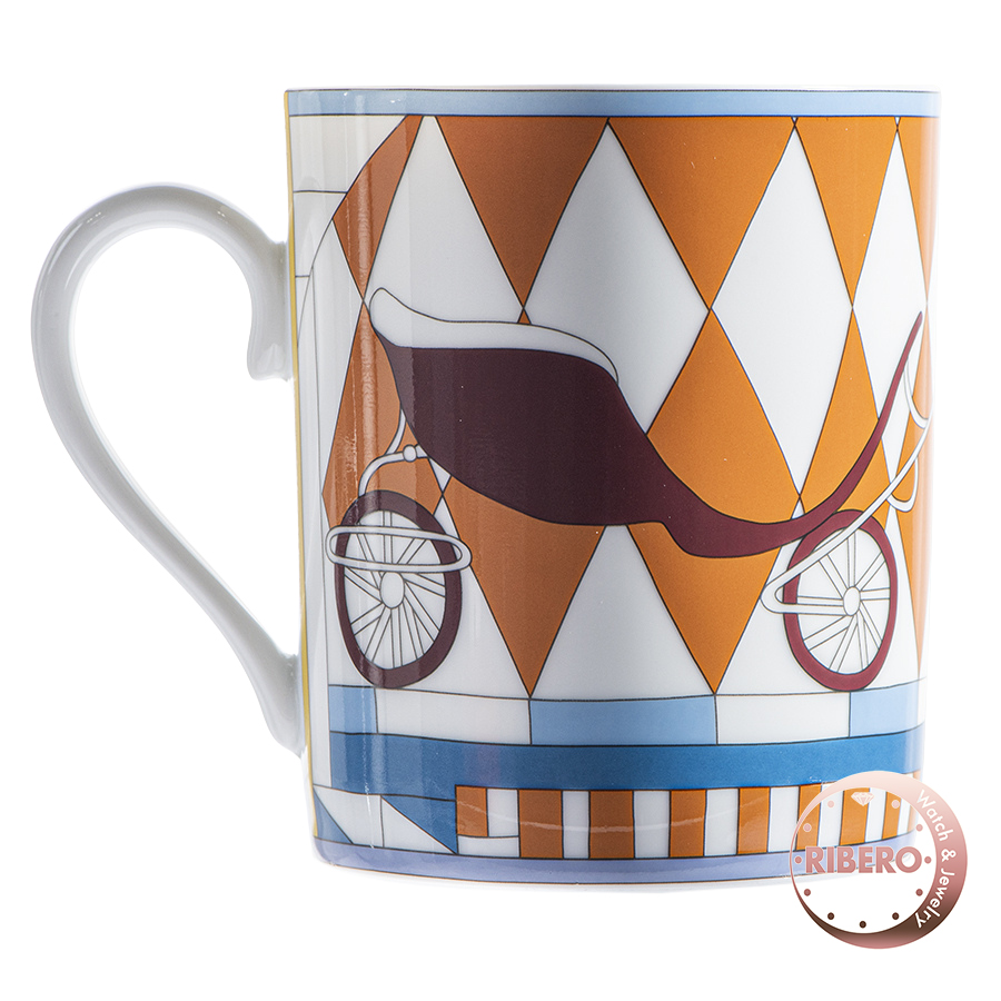 エルメス PROMENADE AU FAUBOURG プロムナード オー フォーブル マグカップ