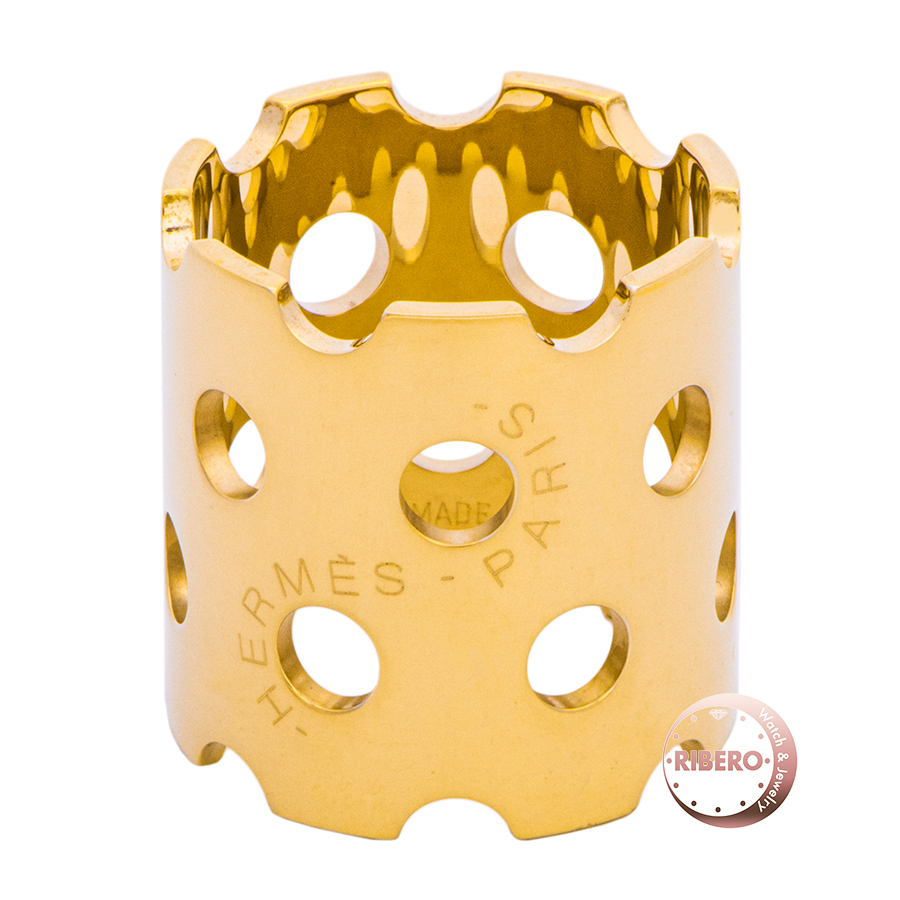 エルメス ドット パンチング スカーフリング